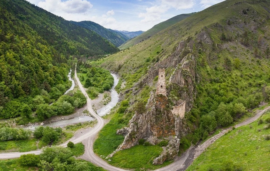 Река Армхи в Ингушетии